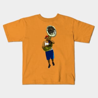 Sousaphone Player Kids T-Shirt